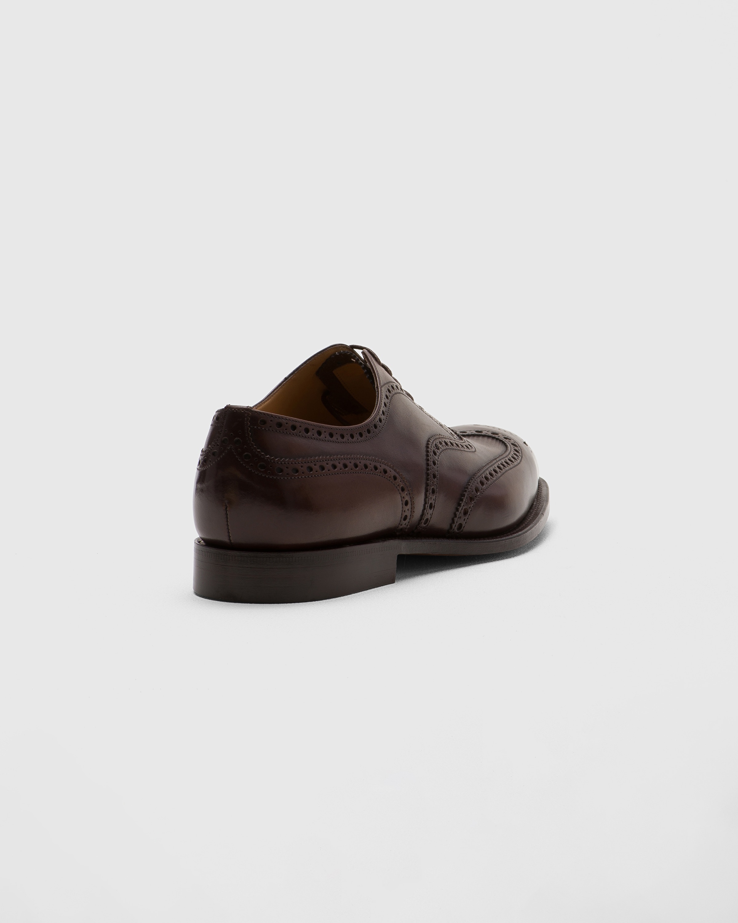 Bleached Calfskin Oxford Brogue - 4