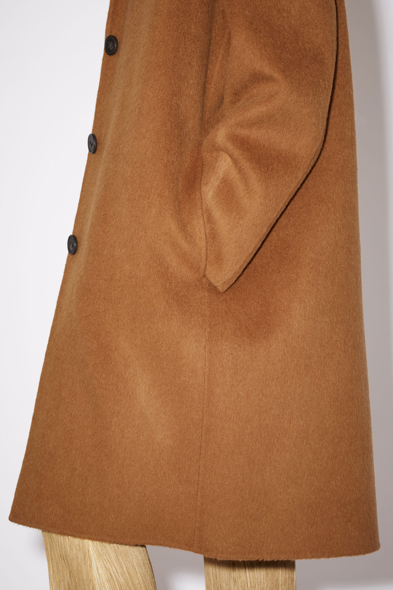 Single-breasted coat - Rust brown 5