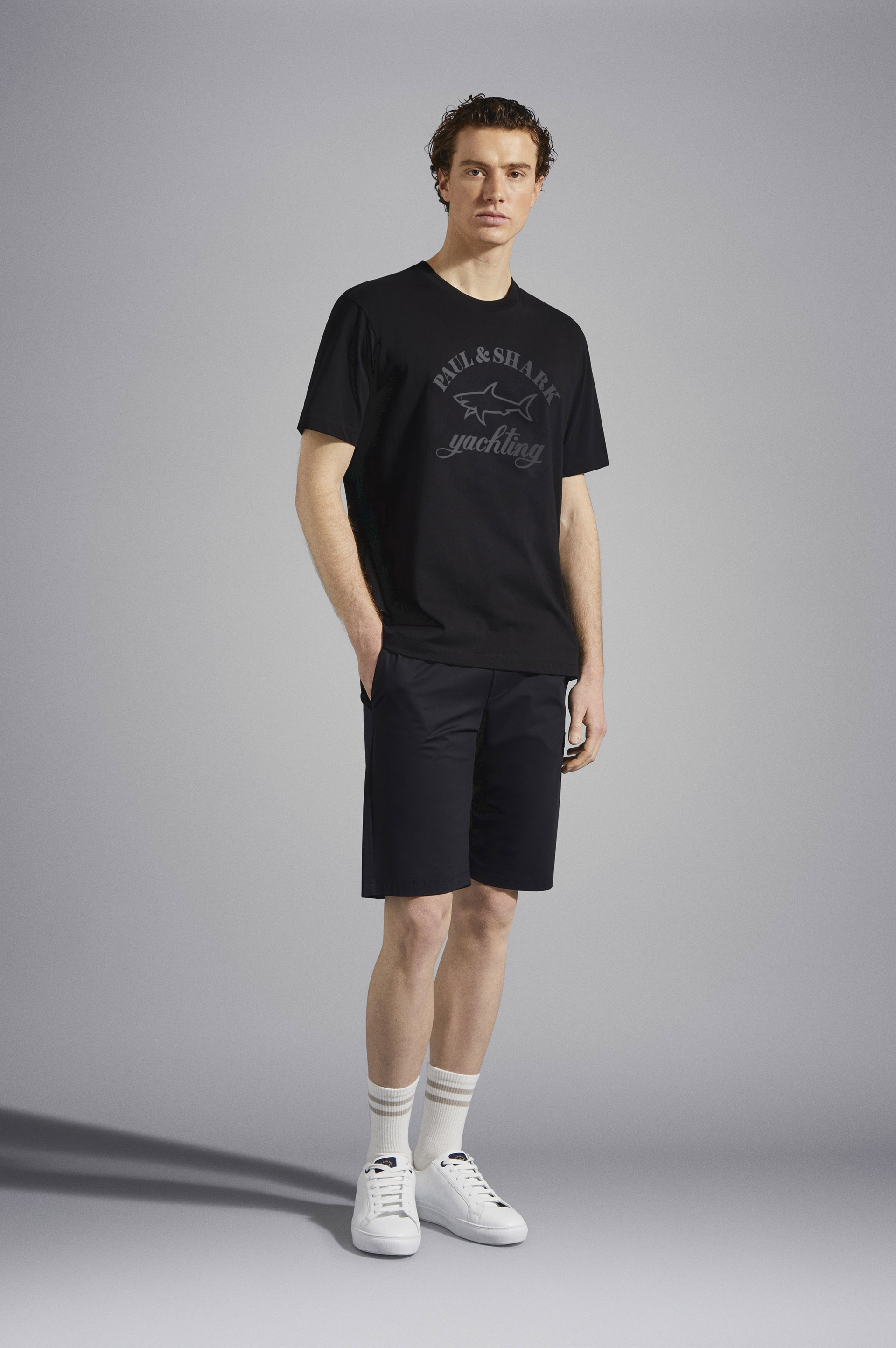 COTTON T-SHIRT WITH PRINTED LOGO - 2