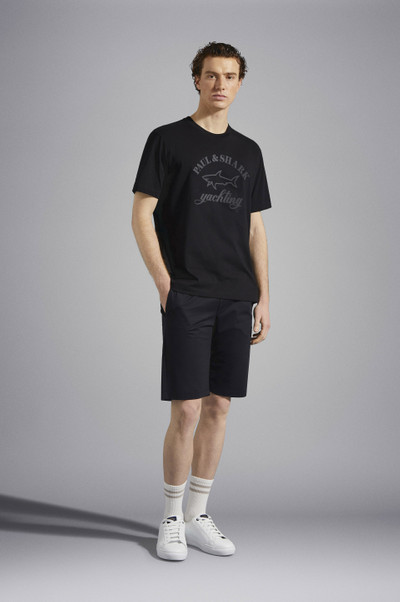 Paul & Shark COTTON T-SHIRT WITH PRINTED LOGO outlook