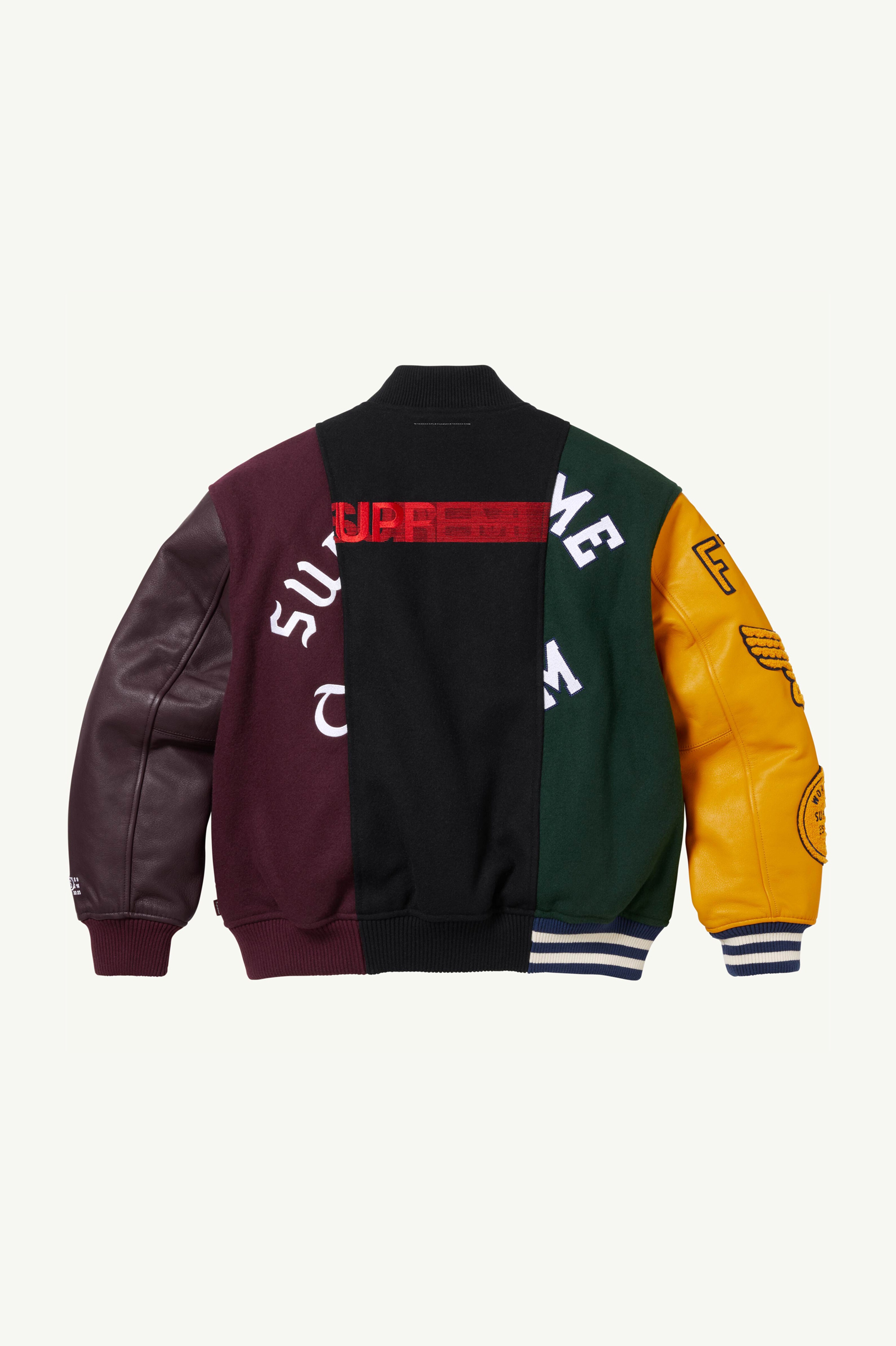 Supreme®/ MM6 Split Varsity Jacket - 4