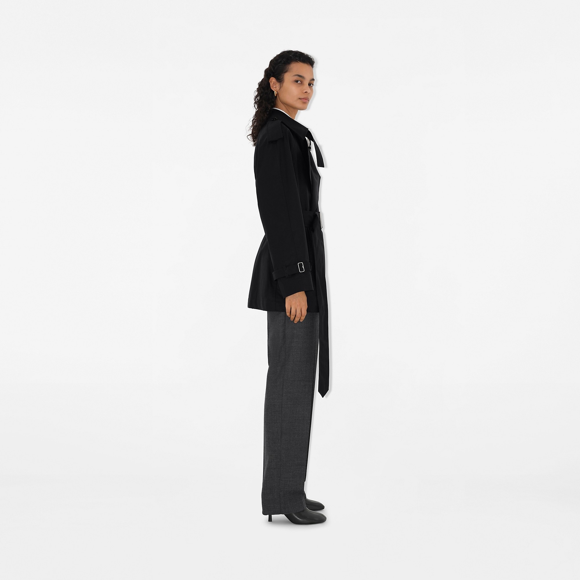 Gabardine Trench Jacket - 3