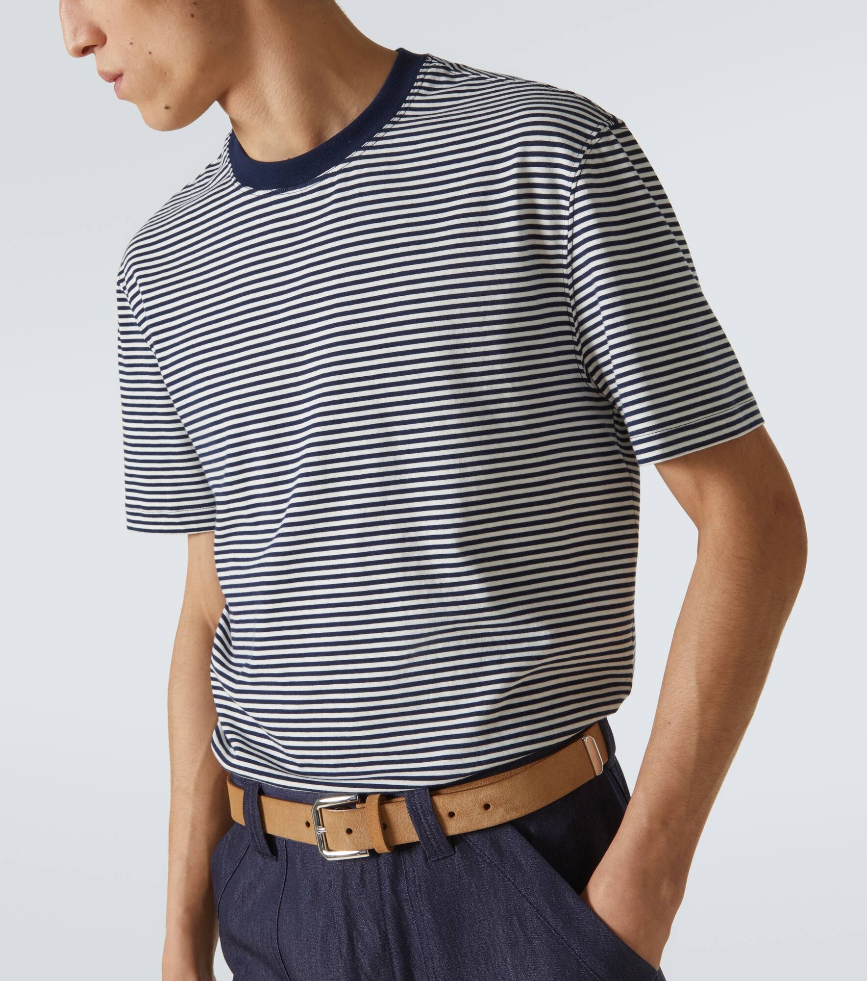 Striped cotton jersey T-shirt - 5