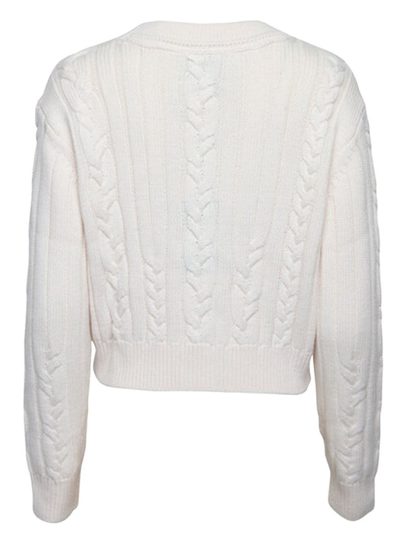 TWP Hemingway cable-knit buttoned cardigan outlook