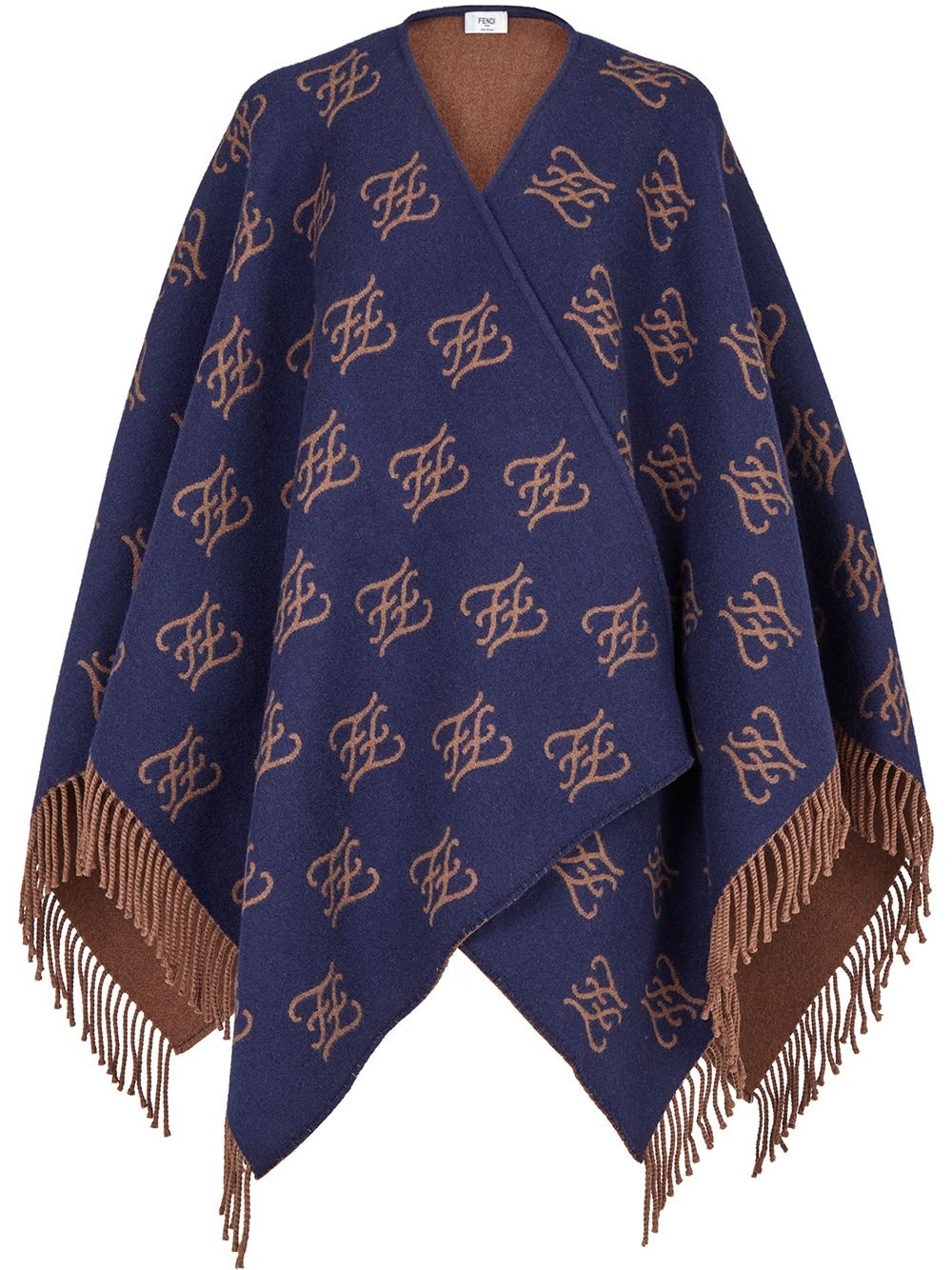 Karligraphy motif poncho - 1