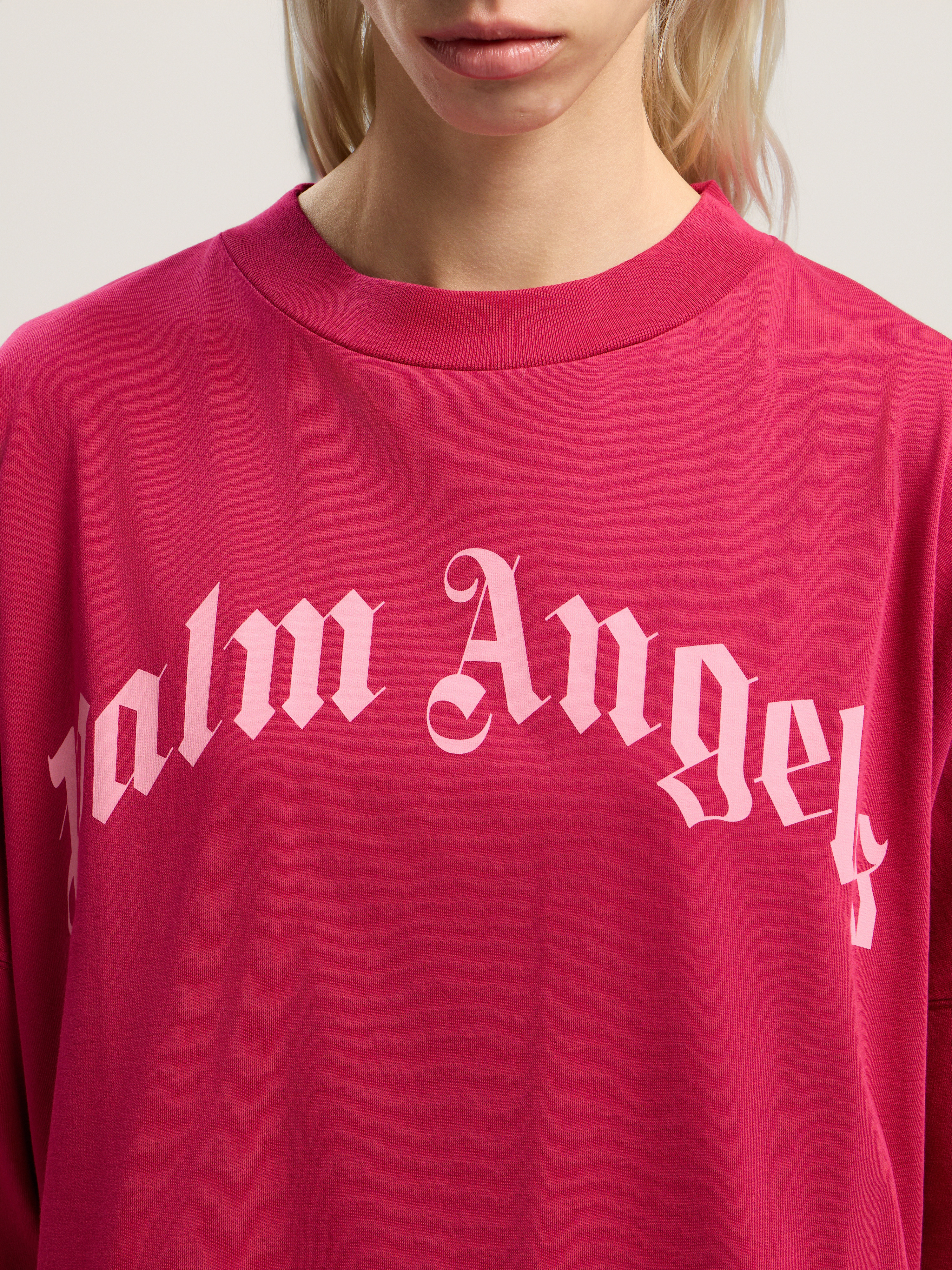 Curved Logo Over T-shirt - 5