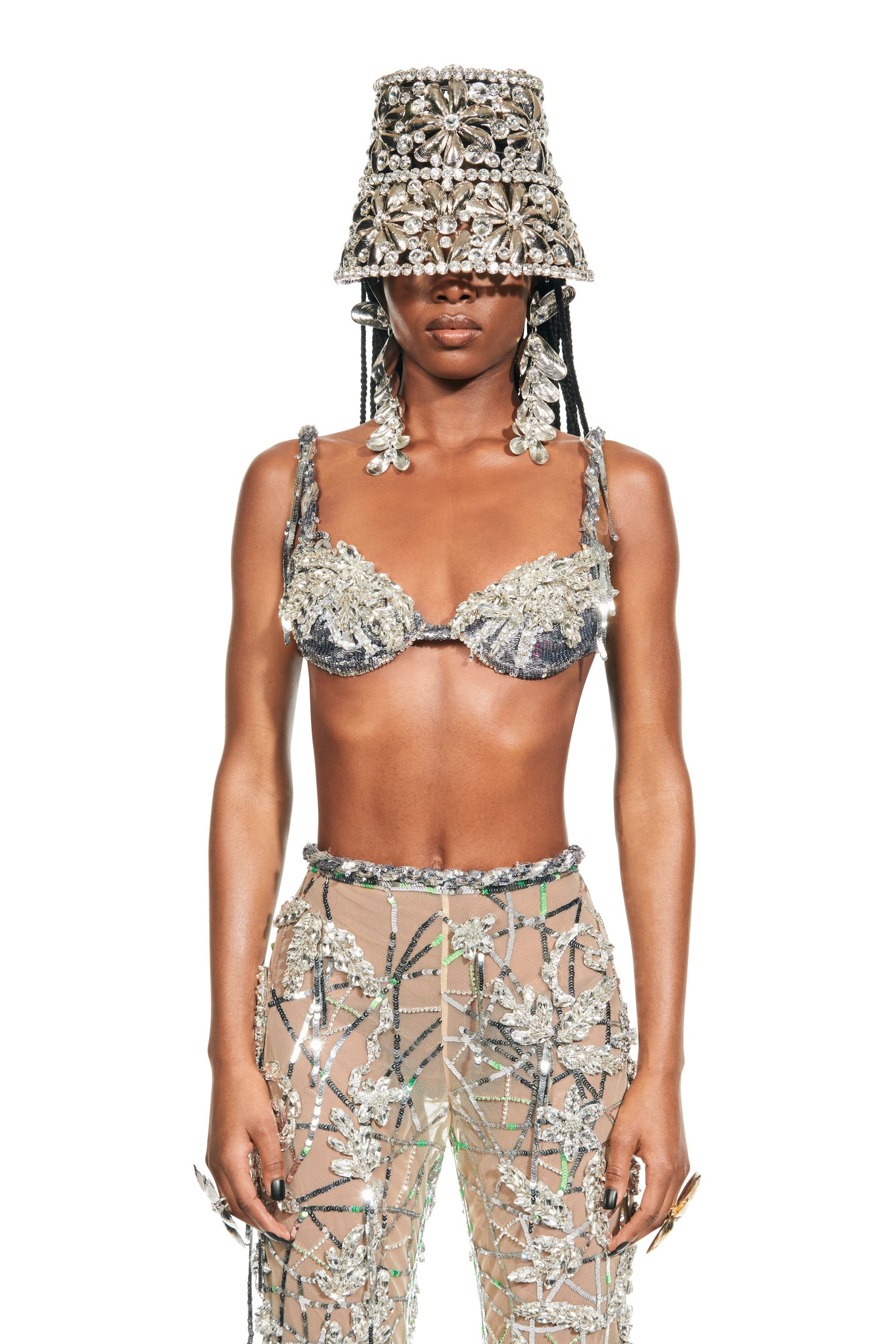 PAILLETTE SEAWEED BRA - 3