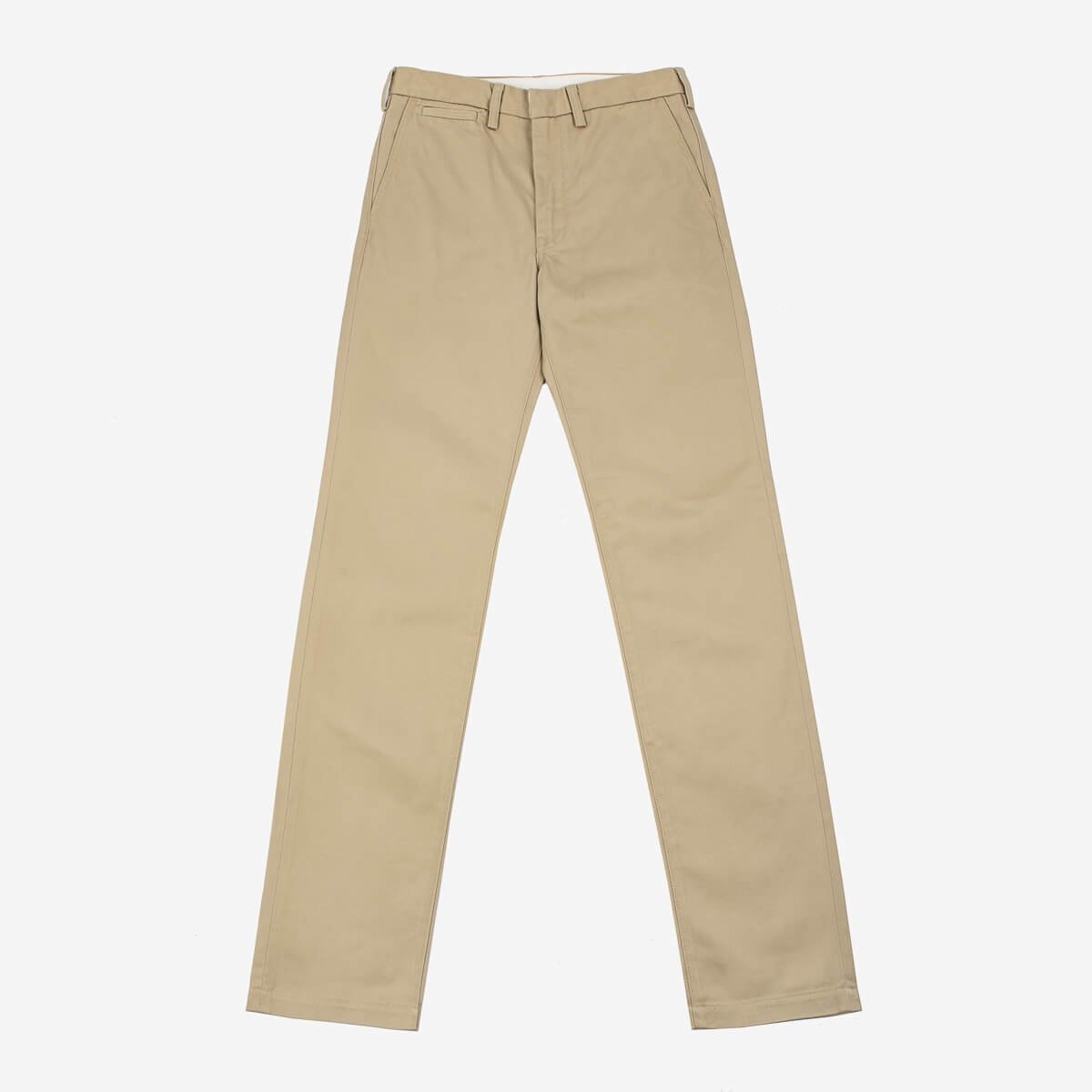 IH-730-KHA 12oz Heavy Cotton Regular Fit Chinos - Khaki - 1