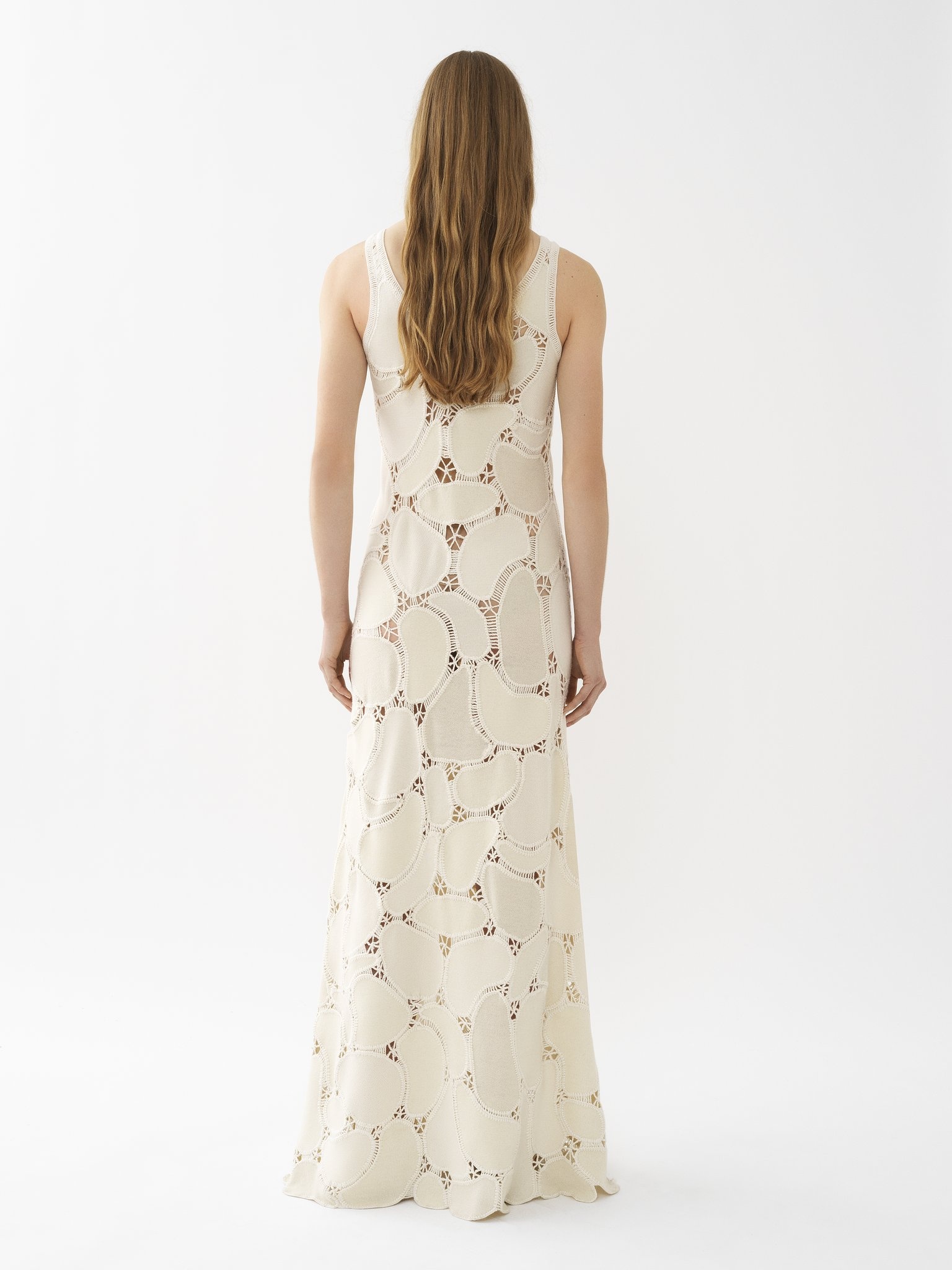 LONG FLARED TANK DRESS - 3