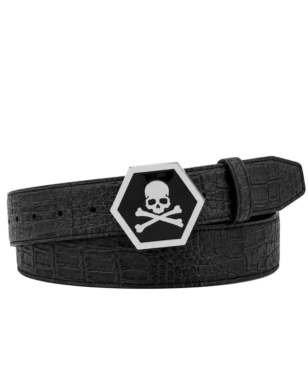 leather belt skull cocco - 1