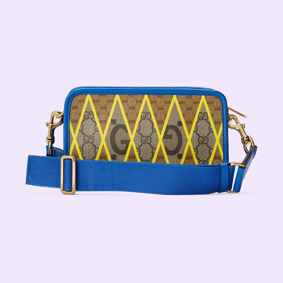 GG rhombus print mini bag - 4