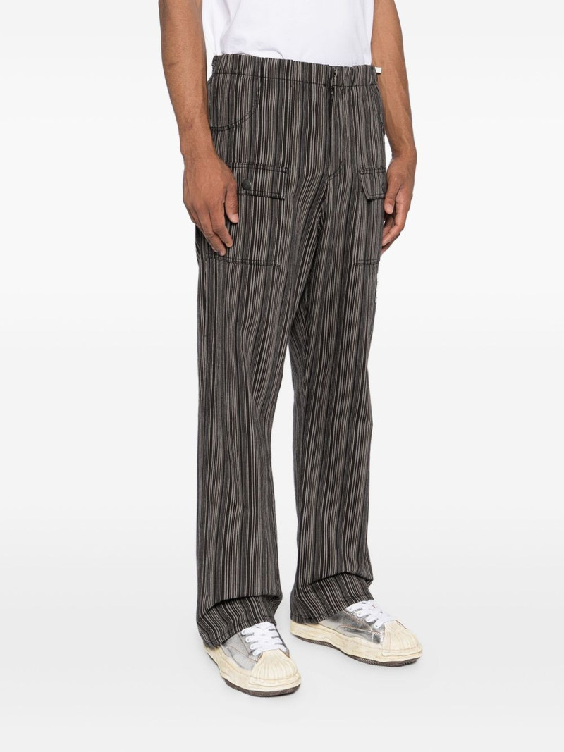 Maison MIHARAYASUHIRO LOGO-PATCHED STRAIGHT-LEG PANTS outlook