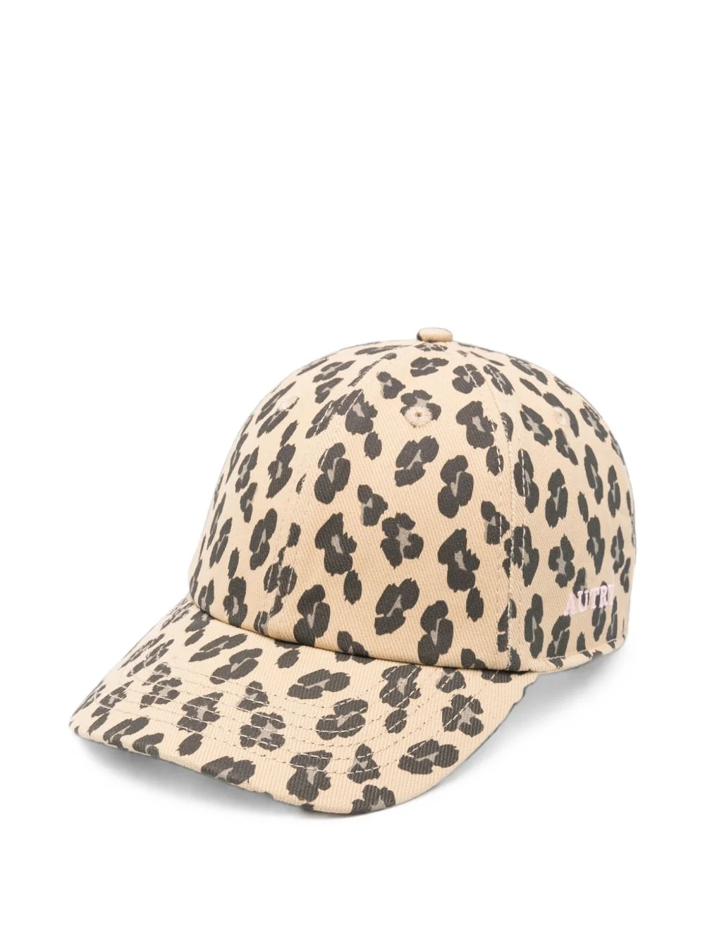 leopard-print baseball cap - 1