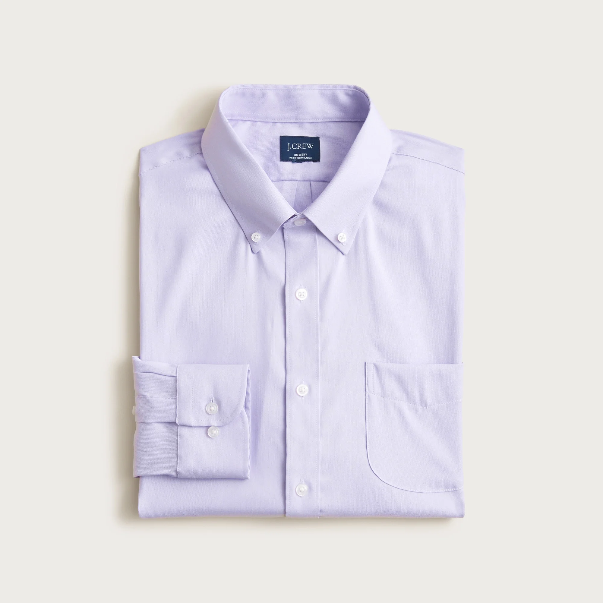 Bowery performance stretch oxford shirt with button-down collar - 1