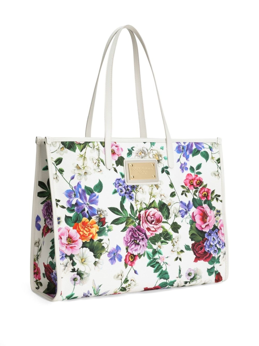 large floral-print shoulder bag - 4