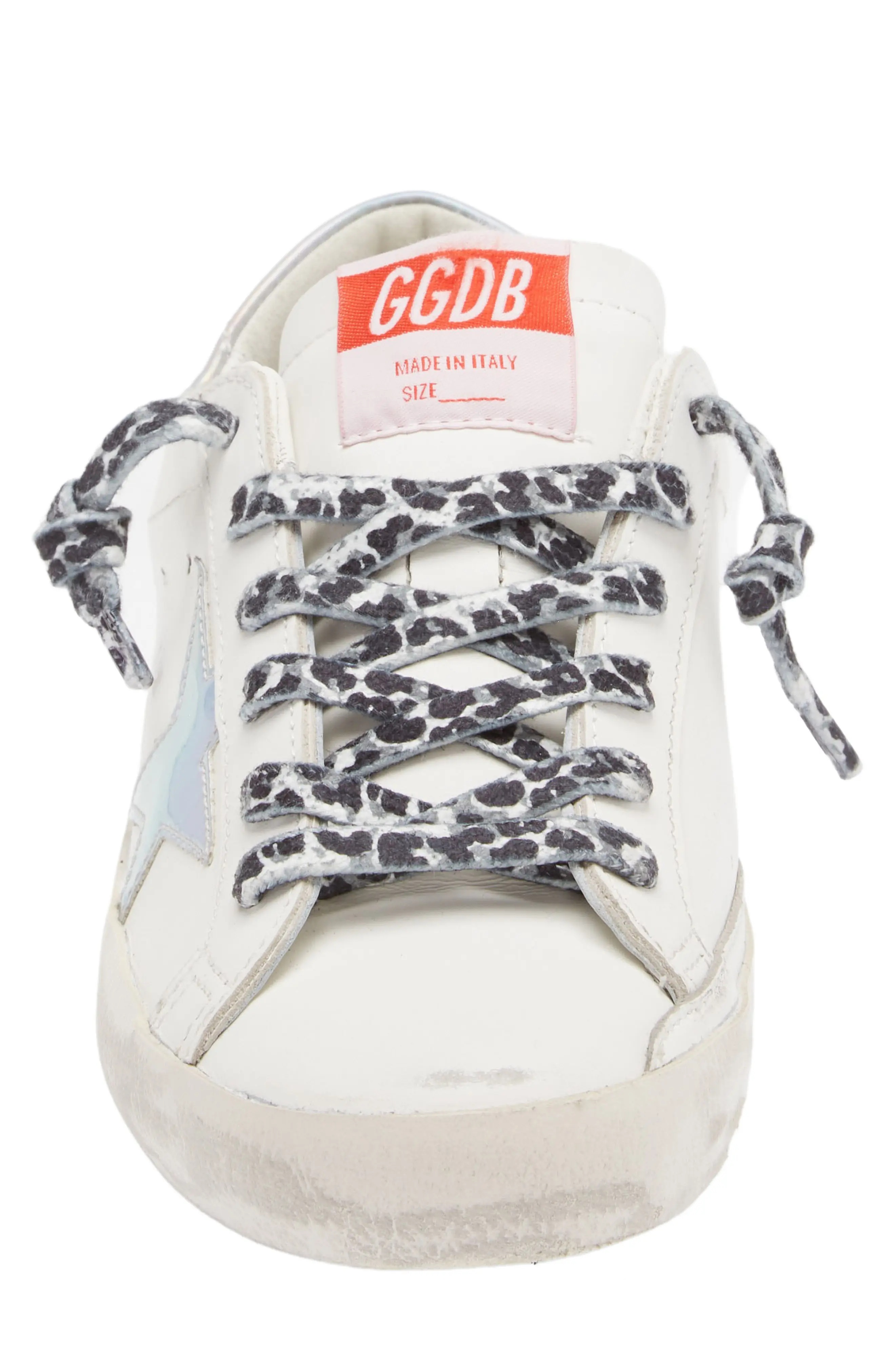 Super-Star Sneaker in Optic White/Silver - 4