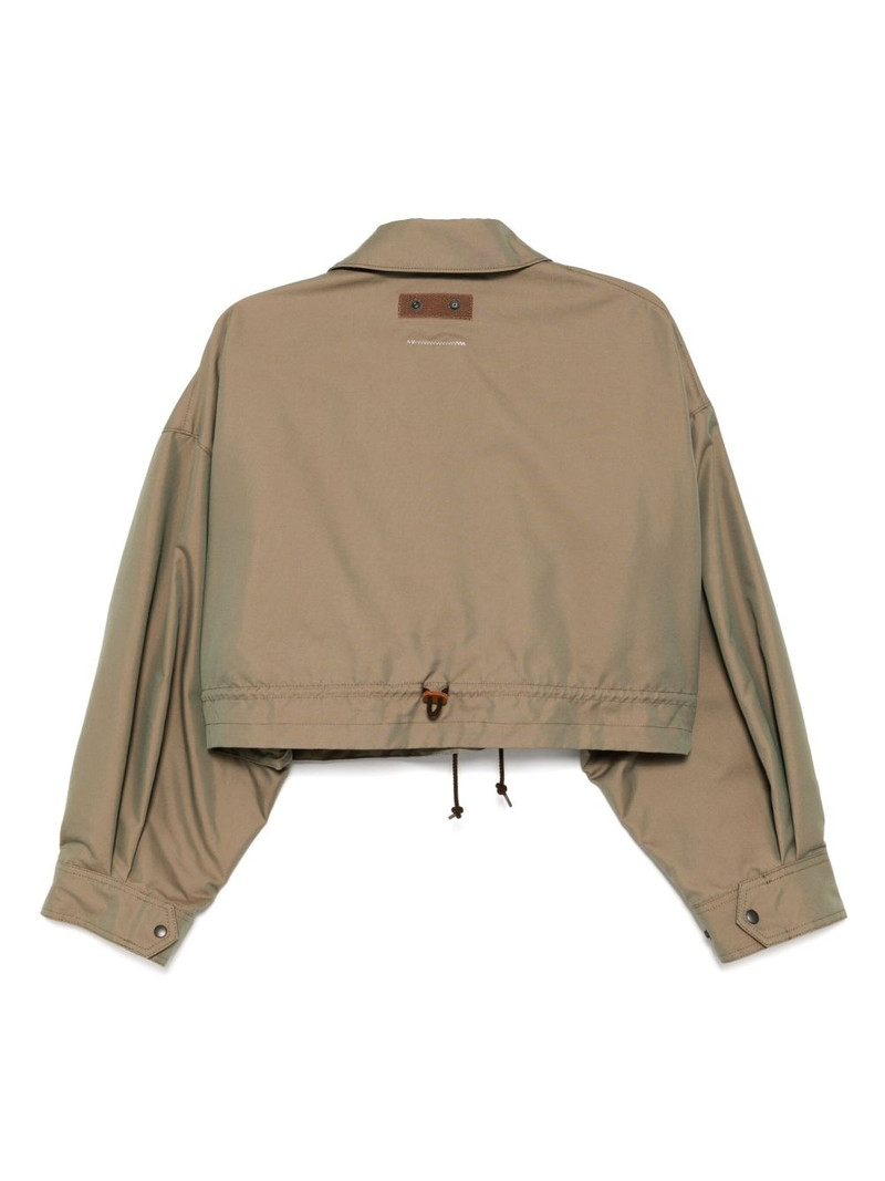 Kolor cropped military jacket outlook