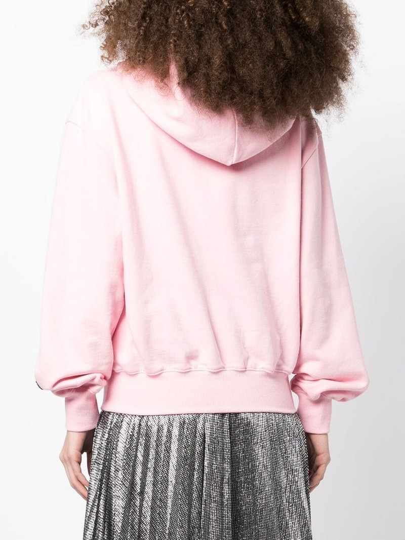 logo-patch cotton hoodie 4