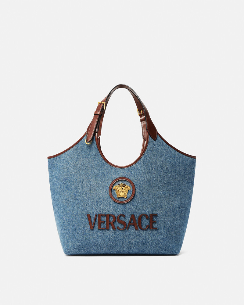 La Medusa Denim Tote 1