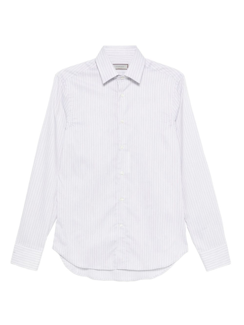 pinstripe long-sleeve shirt 1
