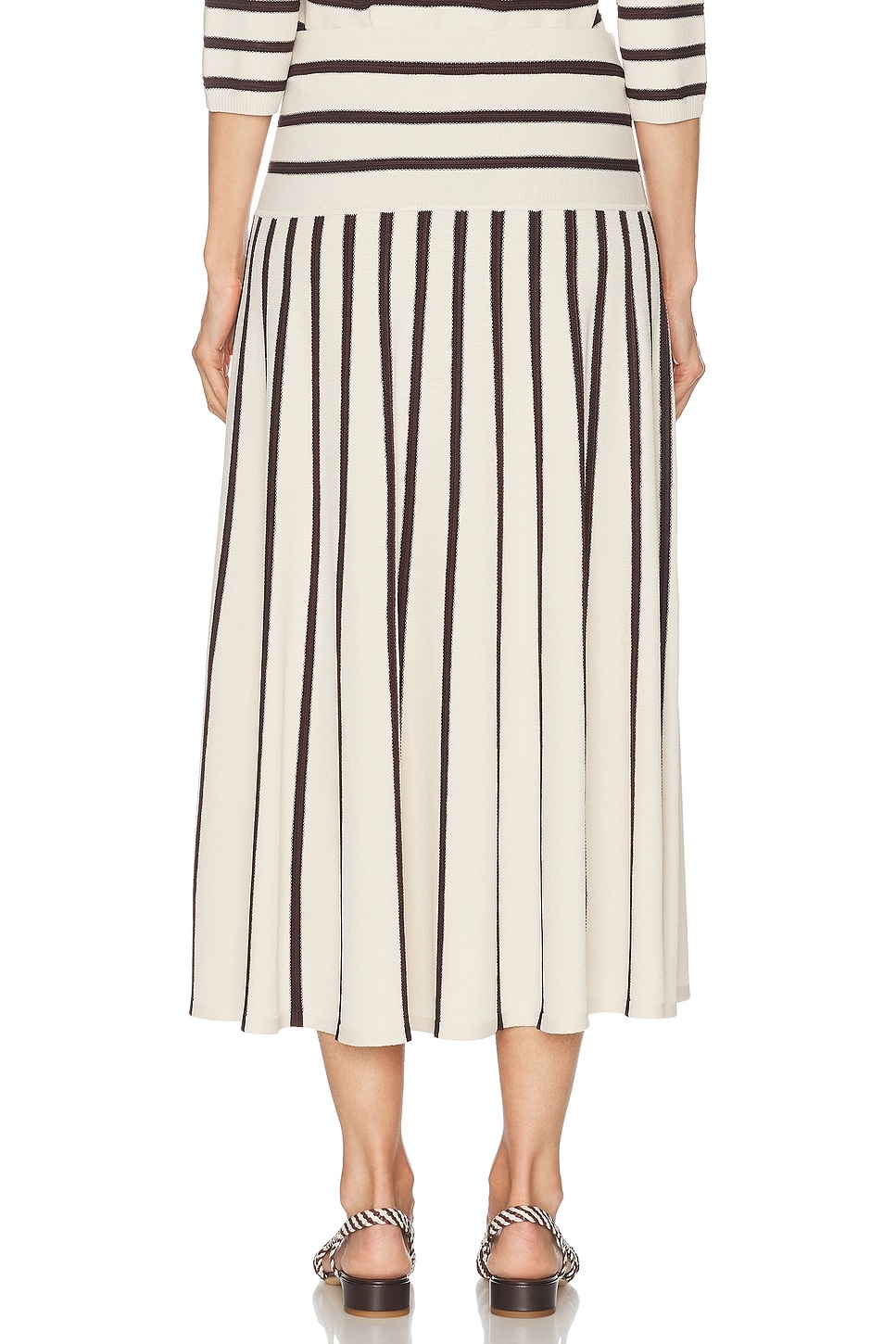 Illuminate Stripe Midi Skirt - 4