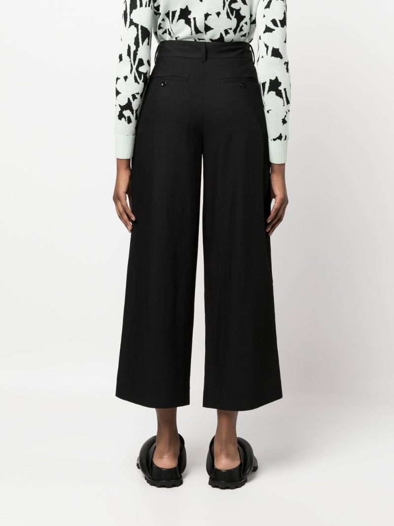 Drapey Suiting Wide Leg Pant - 4