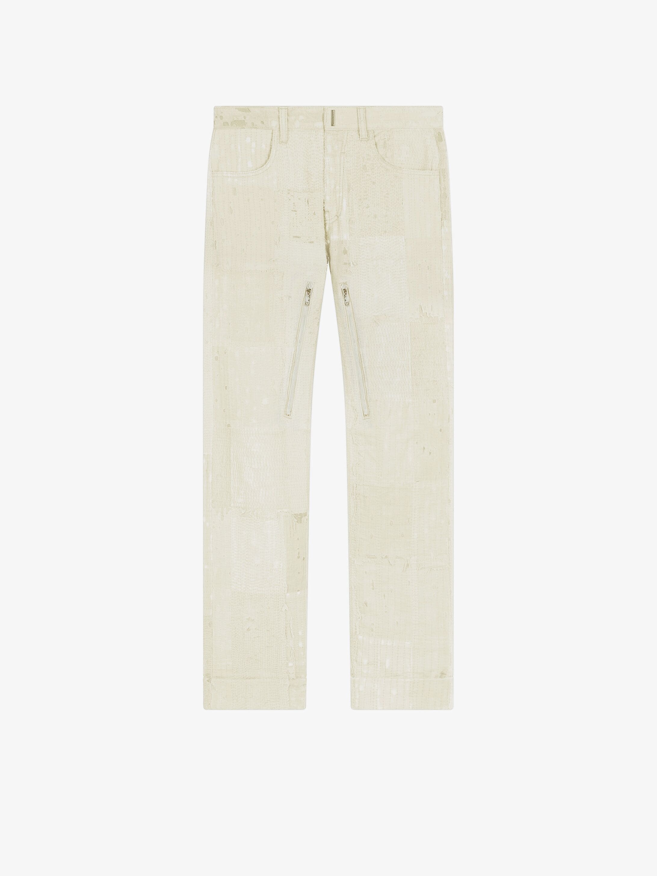 JEANS IN BORO EFFECT DENIM - 1
