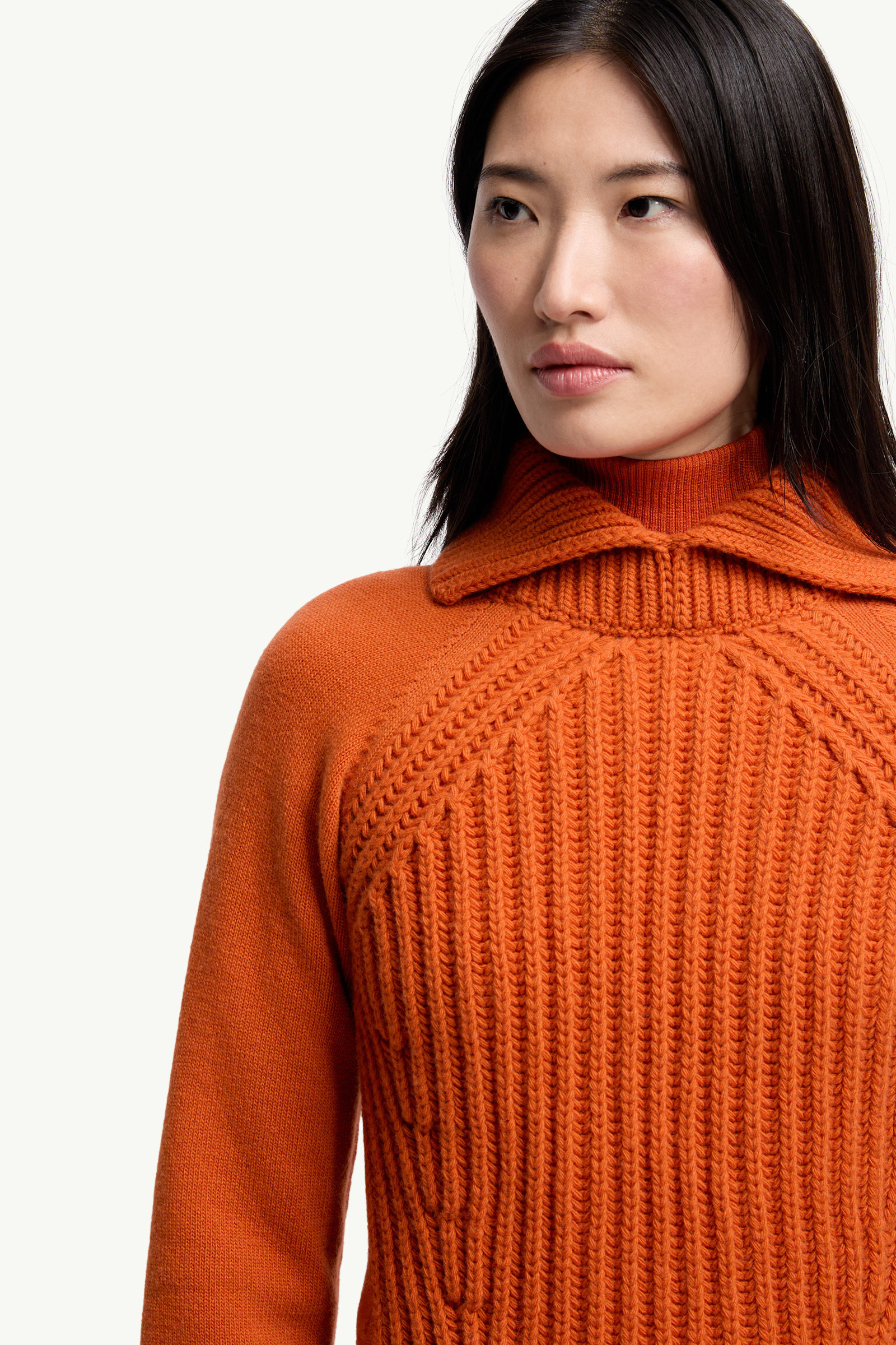 Wool & Cashmere High Collar Sweater - 6