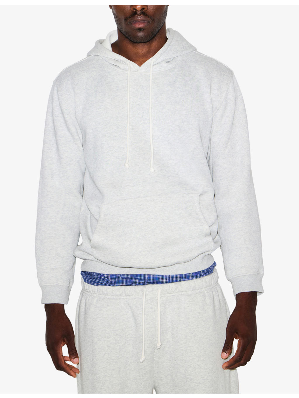 Pouch-Pocket Cotton-Blend Hoody - 3