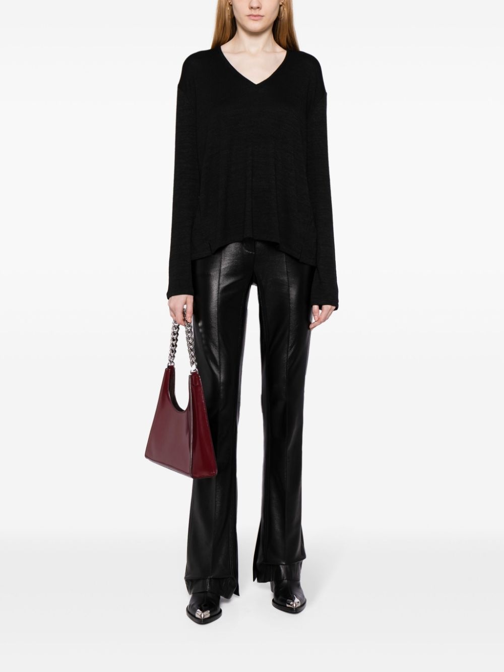 Hudson fine-knit sweatshirt - 2
