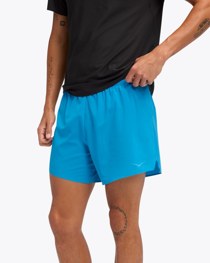 Men's Glide 5" Short w/ Brief in Hoka Blue 1
