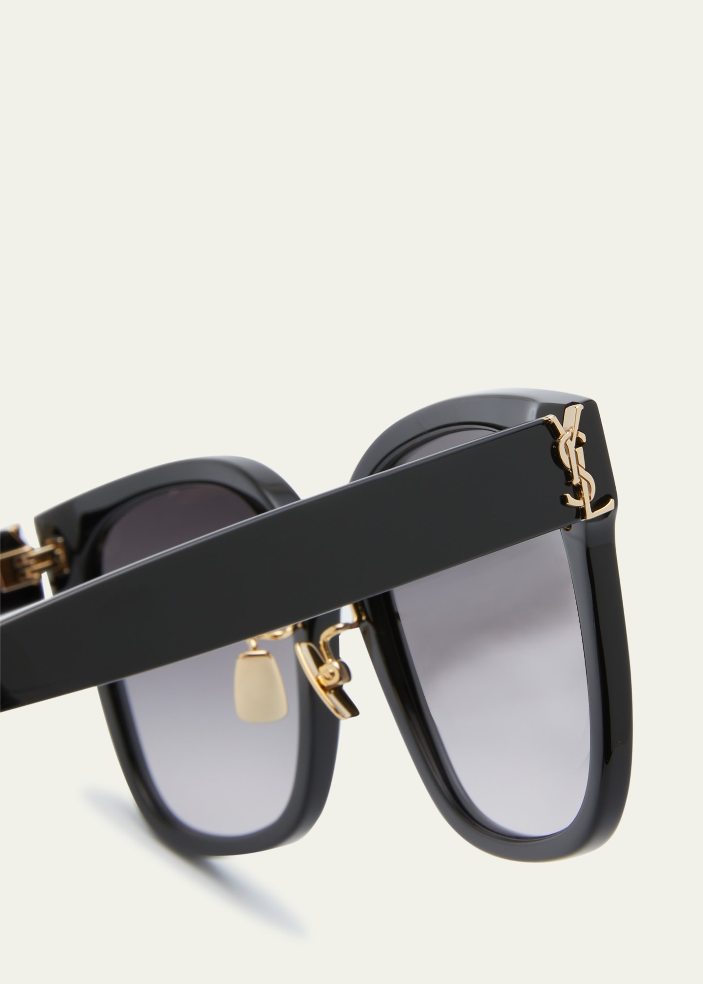 YSL Square Acetate Sunglasses - 5