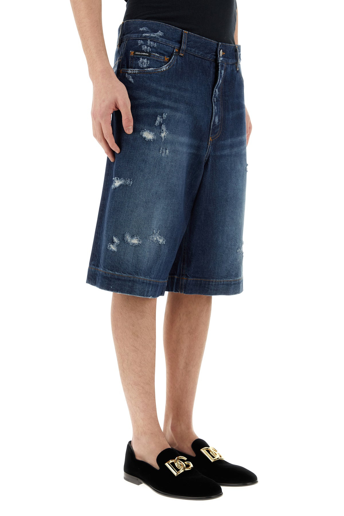 Denim bermuda shorts - 3