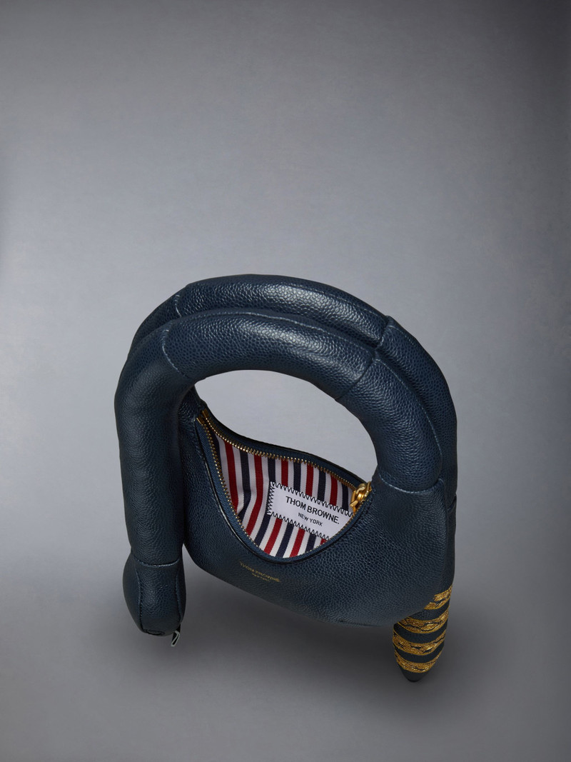 LUNAR NEW YEAR PEBBLE GRAIN 4-BAR SNAKE BAG 5