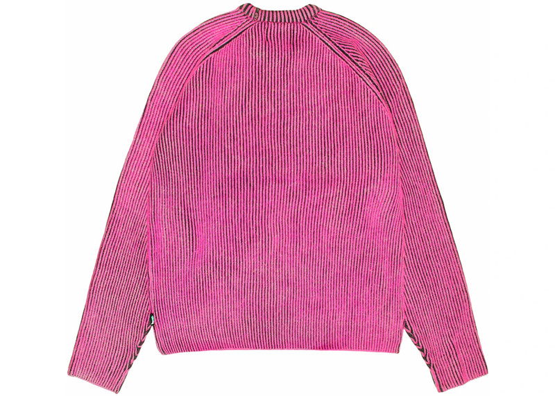 Stüssy Stussy Contrast Rib Sweater Pink outlook