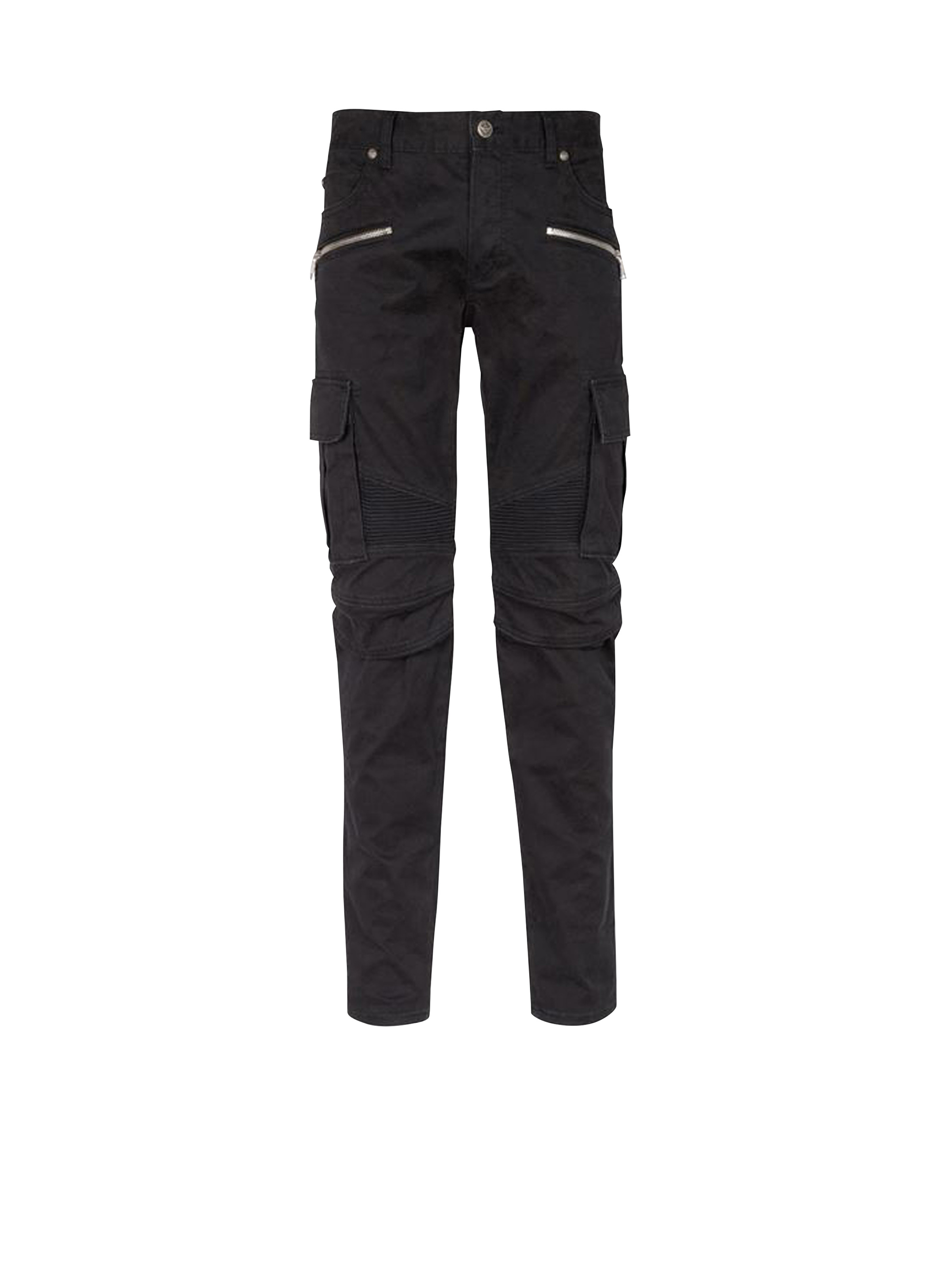 Cotton cargo pants - 1