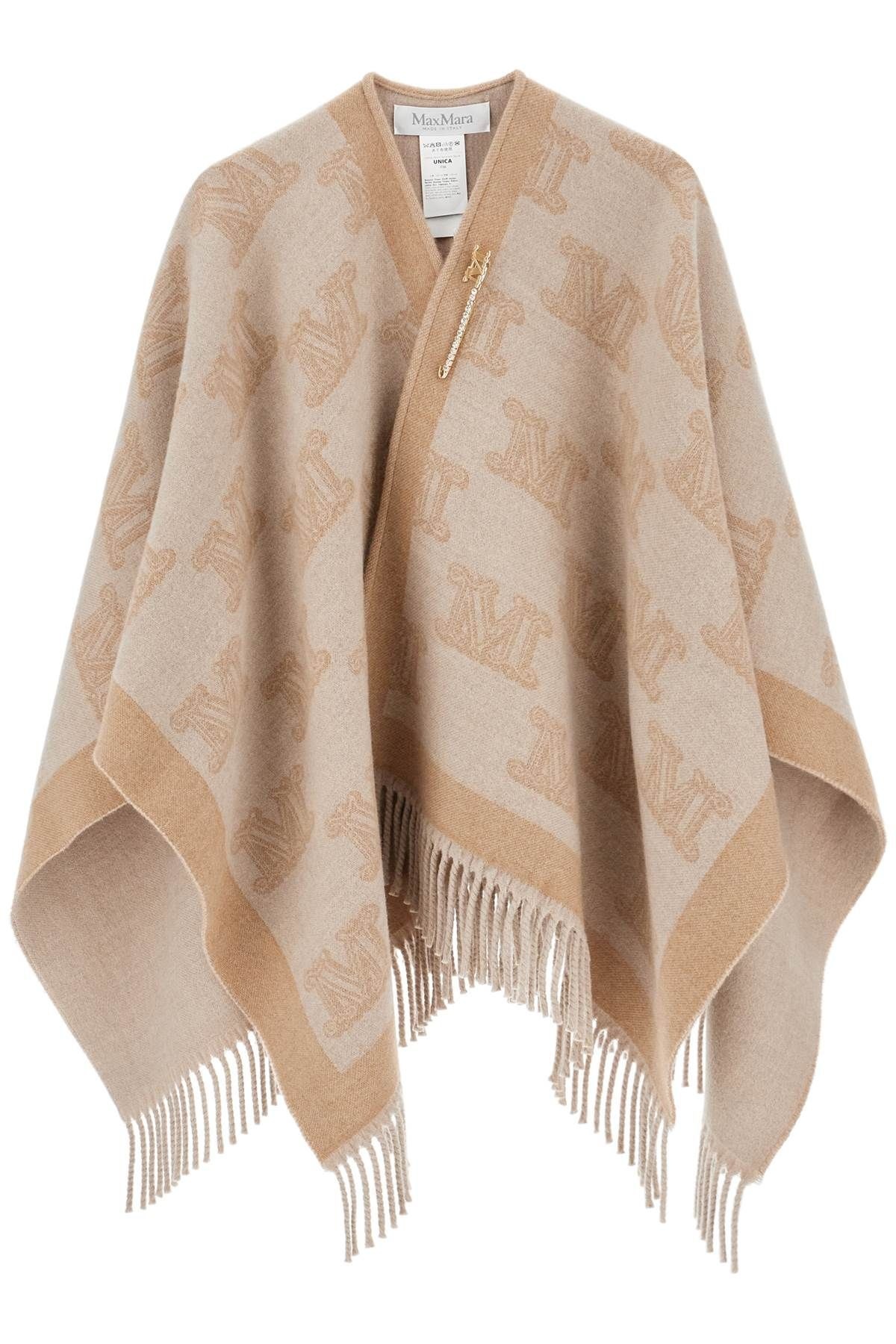 Max Mara WOOL MONOGRAMMED FRINE | REVERSIBLE