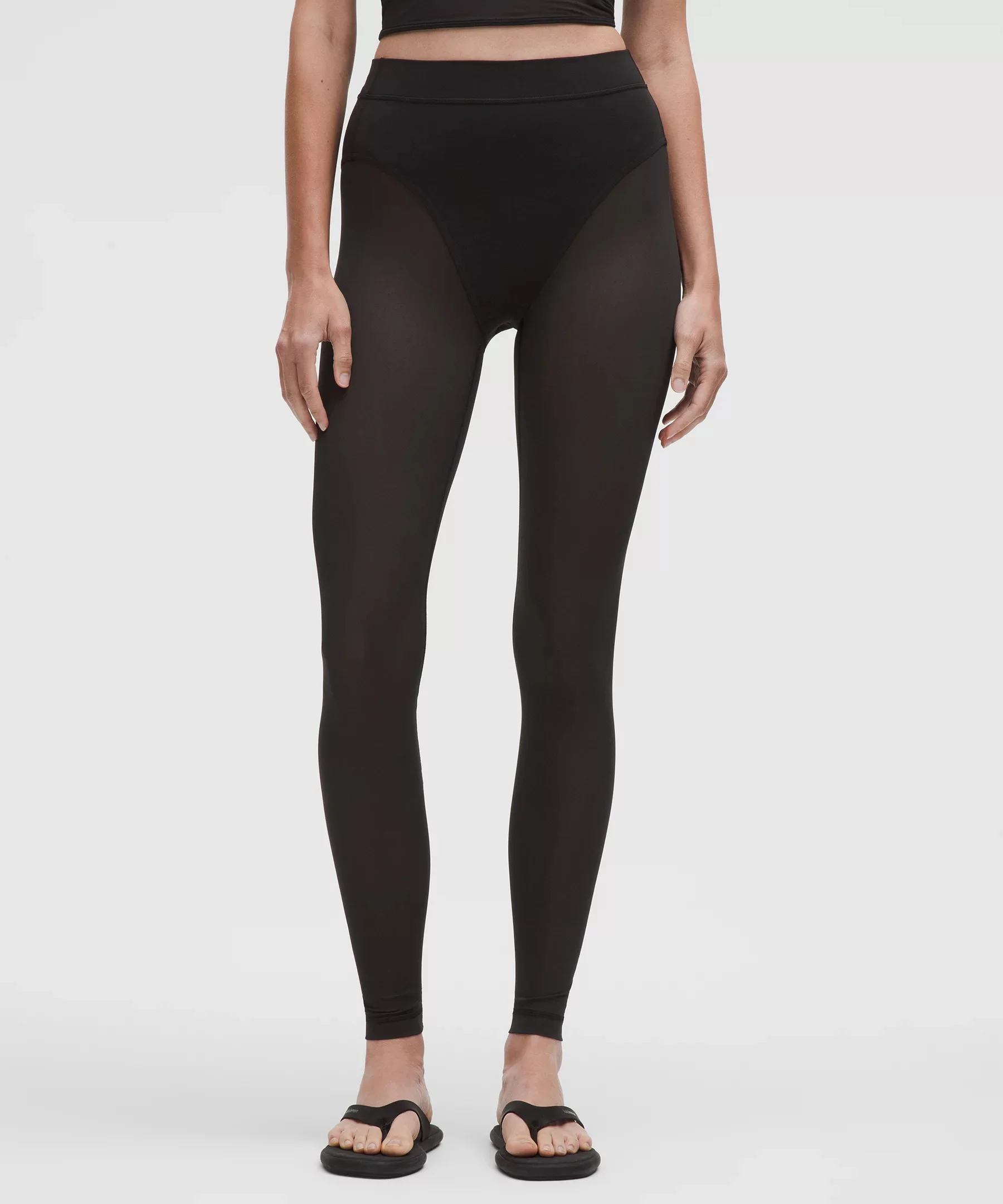 Nulu High-Rise Mesh-Leg Tight 28" - 1