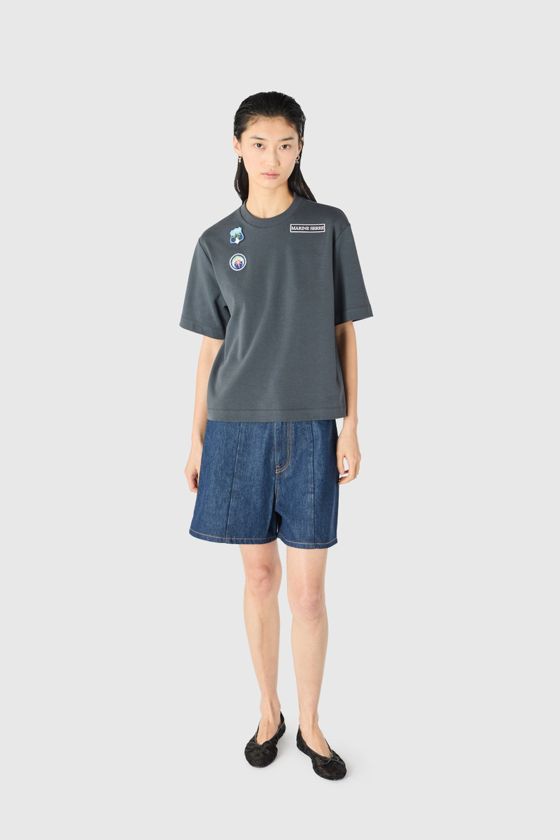 Scout patches crewneck t-shirt organic cotton 6