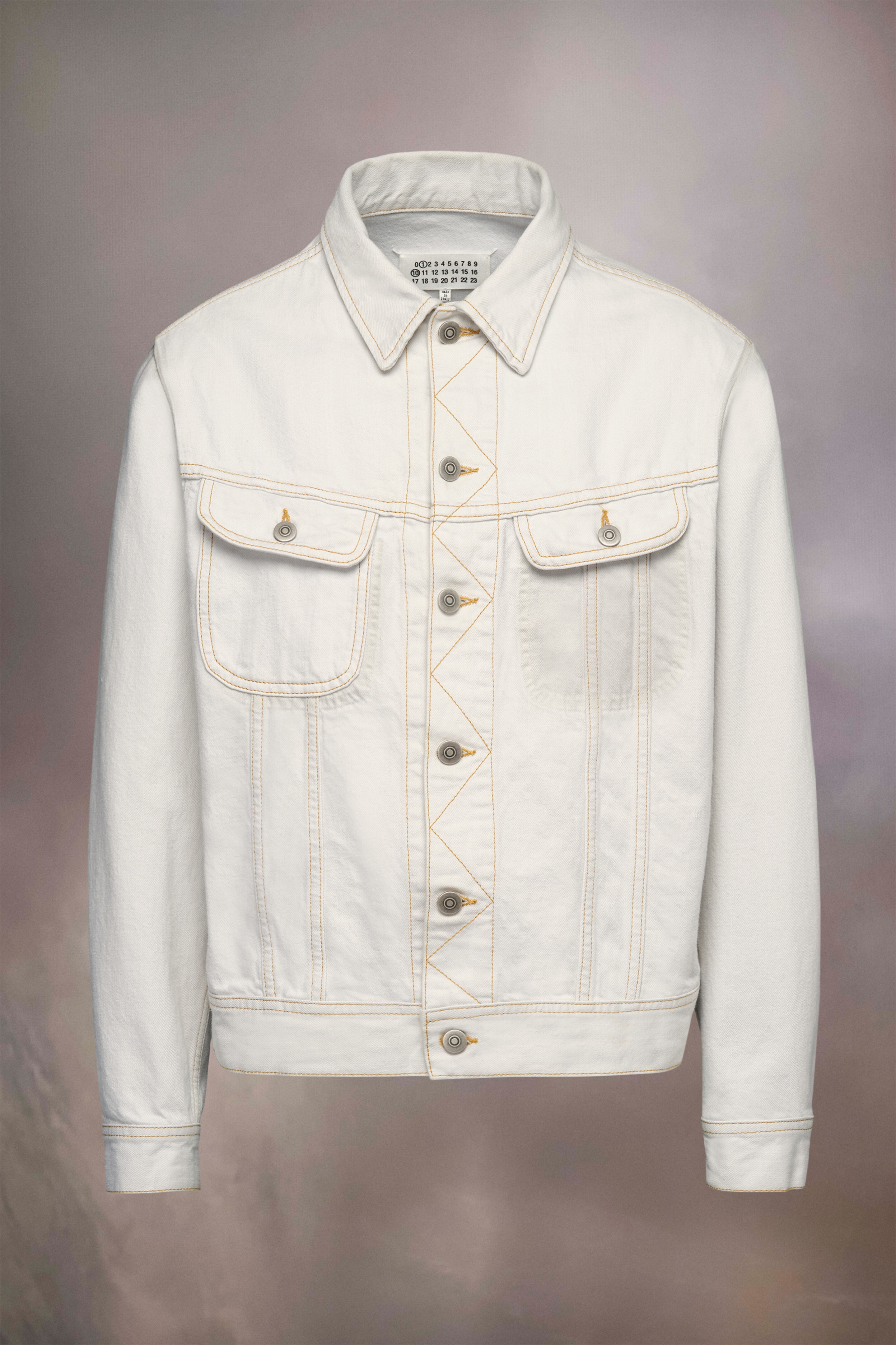 Chalk selvedge denim jacket - 1