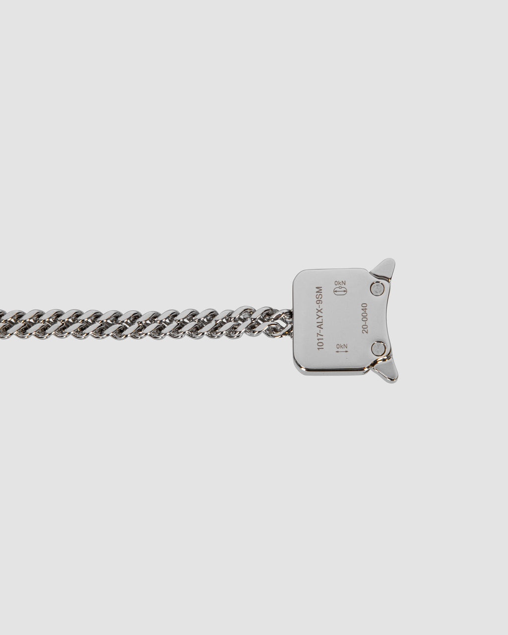 DOUBLE BUCKLE MINI CUBIX CHAIN NECKLACE - 4