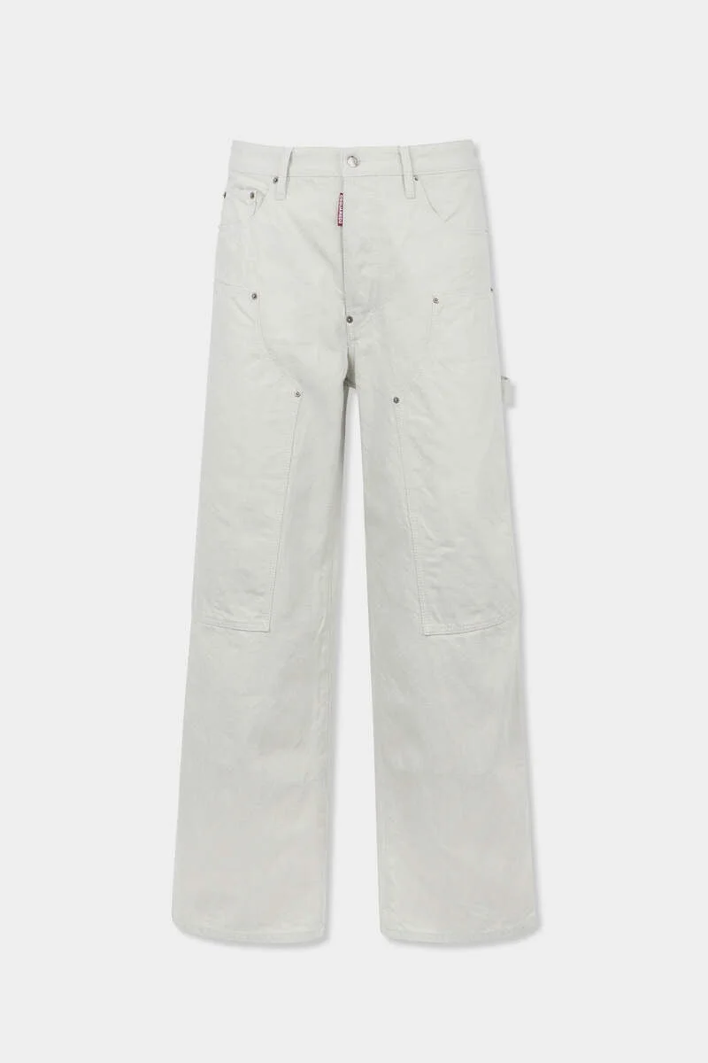 WASH BAGGY CARPENTER JEANS - 1