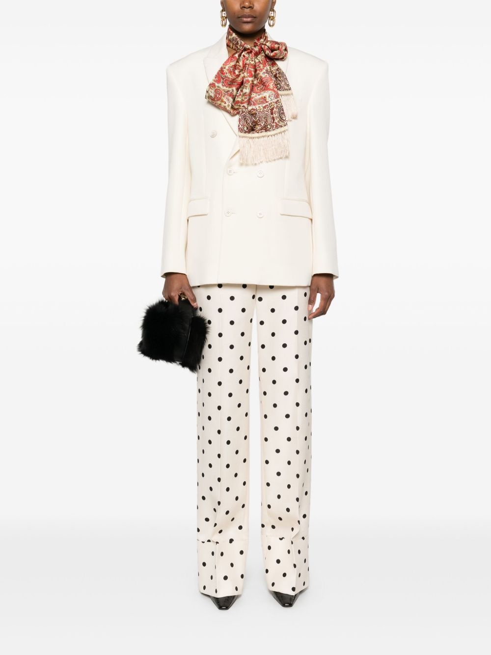 polka-dot trousers - 2