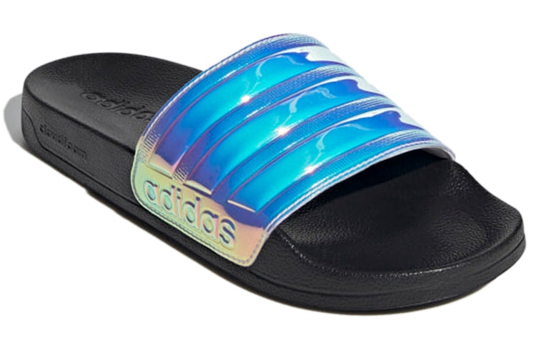(WMNS) adidas Adilette Shower Slides For Laser Slippers Multi-color 'Black' FY8178 - 3