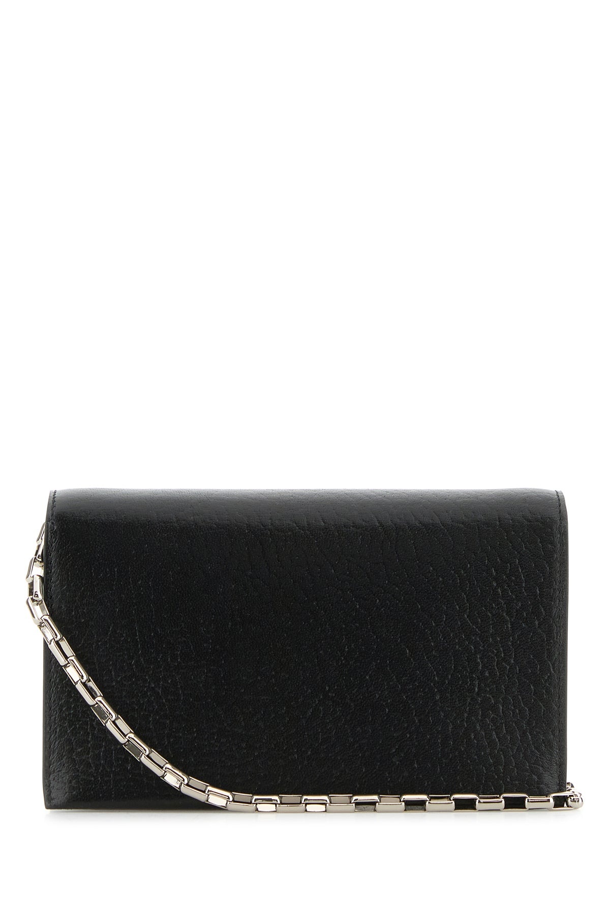 【送料&関税込】Alexander McQueen Black Leather Mini Cross-b McQueen - Black Spiked Leather Mini Jewel Satchel