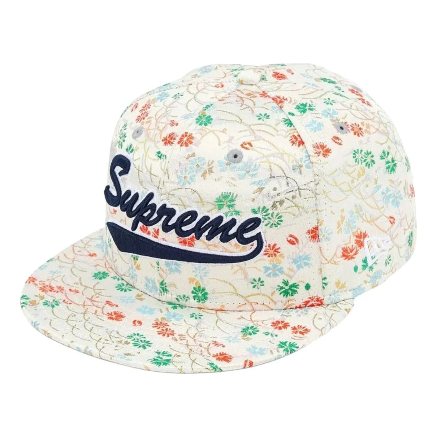 Supreme x New Era SS26 Floral Jacquard Cap 'White' SUP-SS26-1056-WHT - 1