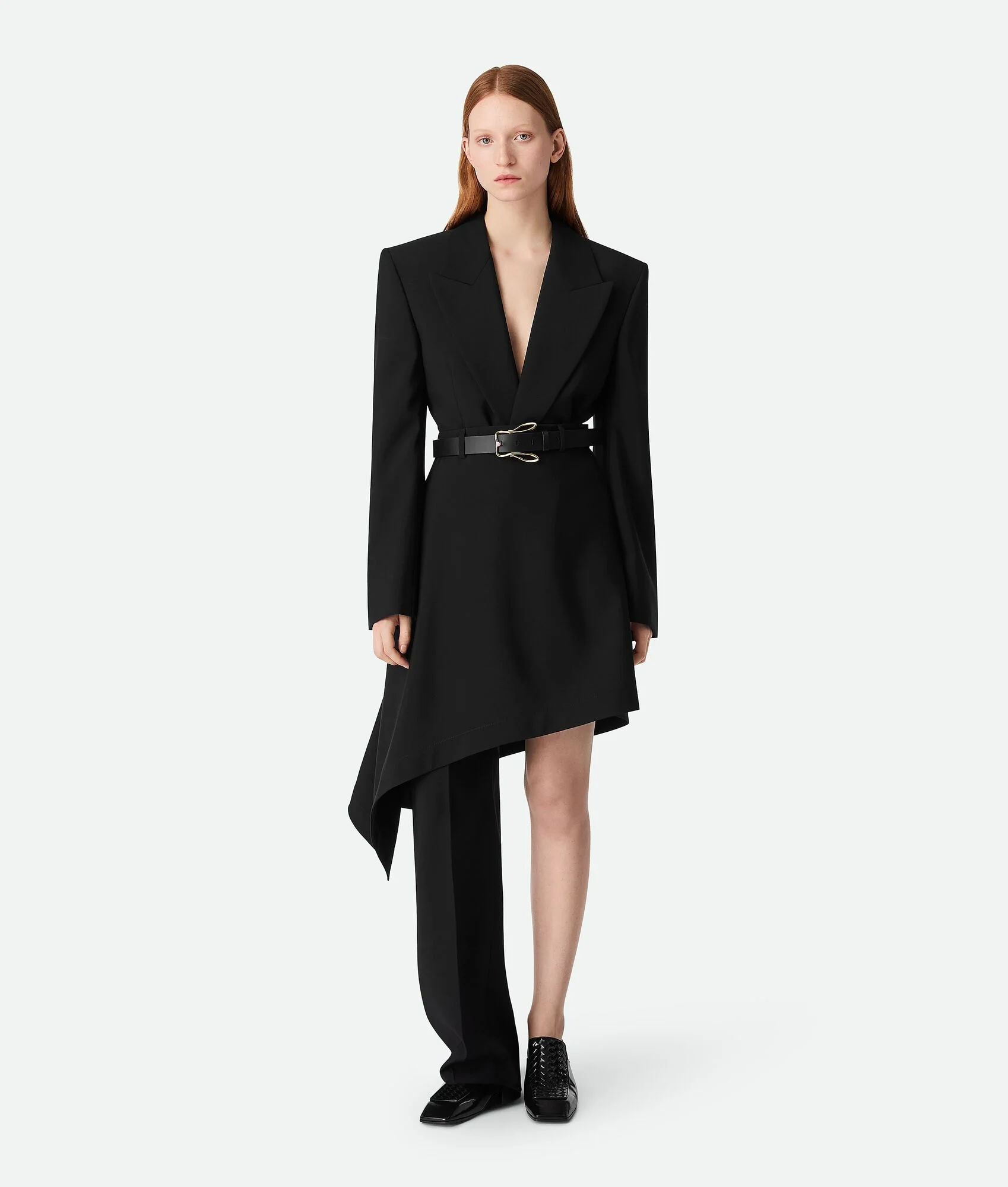 Light Wool Skirt Trousers - 1