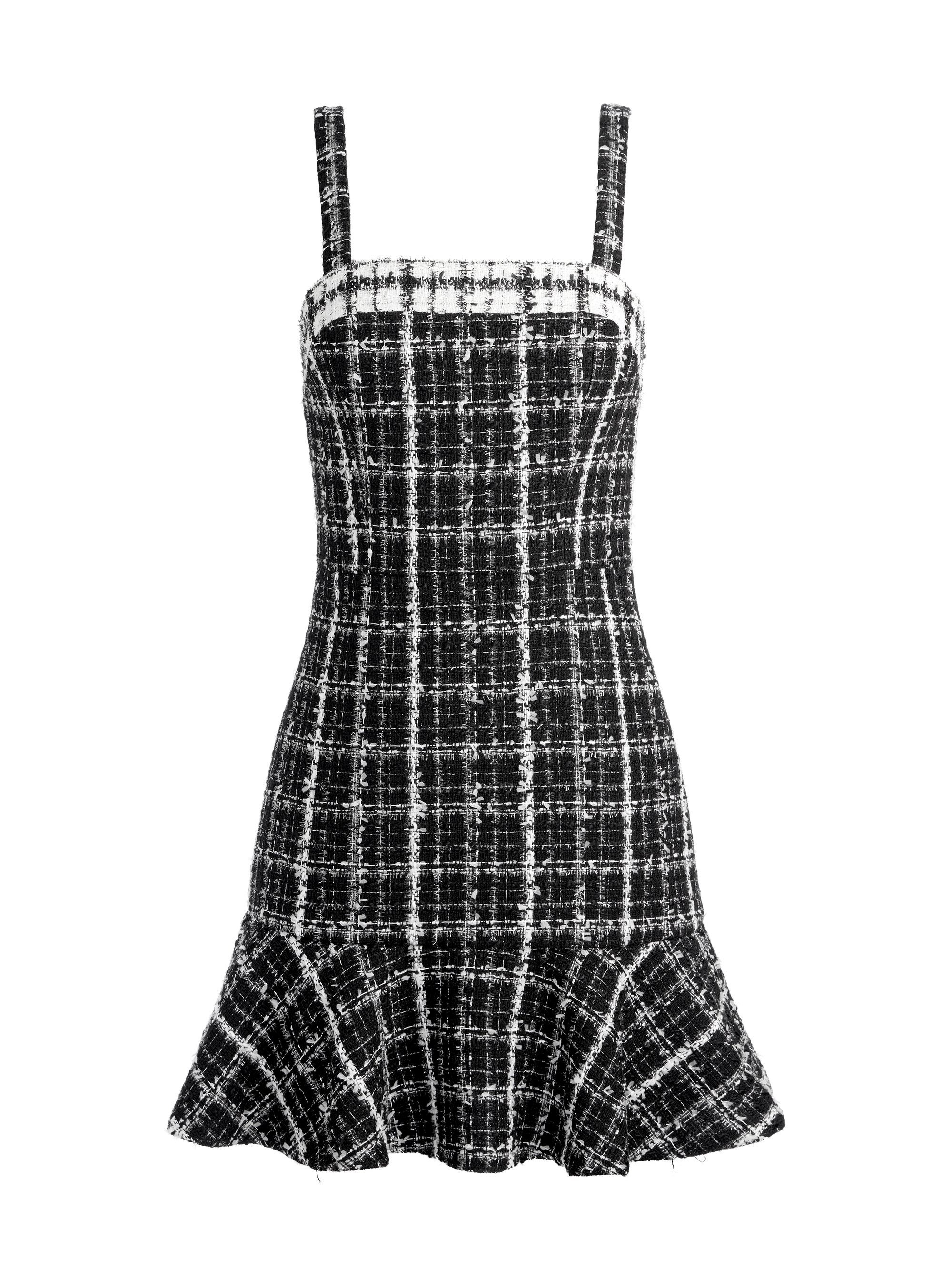 KAIDRA TWEED MINI DRESS - 1