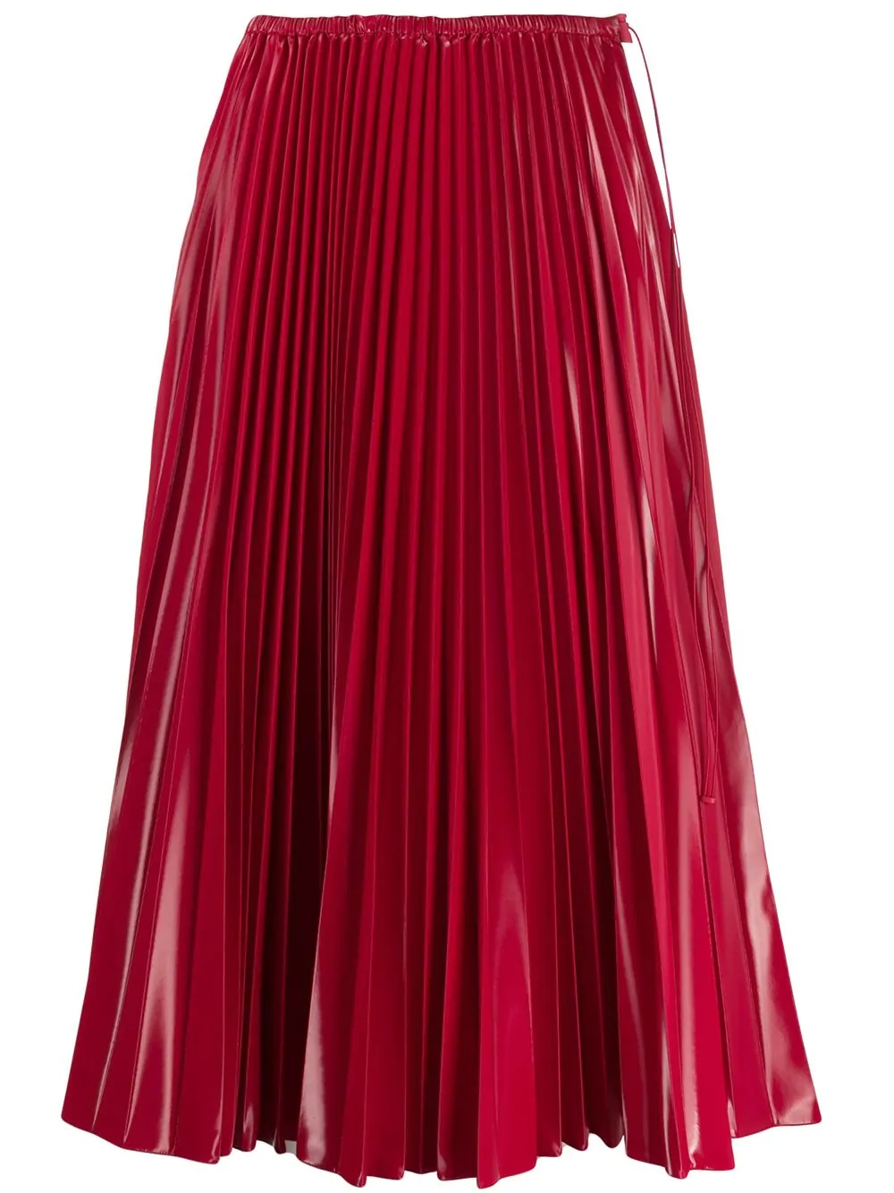 pleated midi skirt - 1