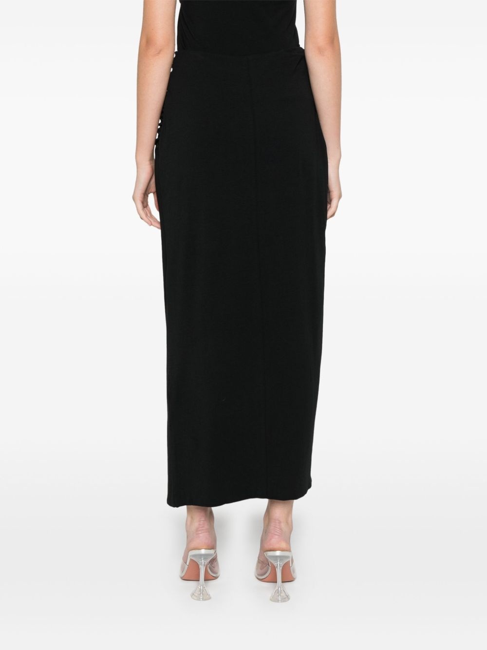 twist-detailed maxi skirt - 4